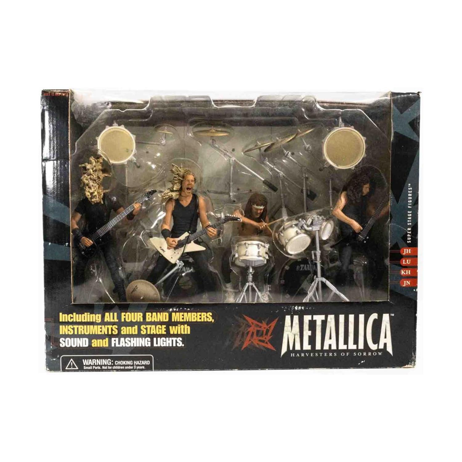 Amazon.com: McFarlane Spawn.Com Metallica Action Figures on Stage